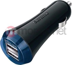 Ładowarka Philips Ładowarka samochodowa 2xUSB DLP2257/10 1