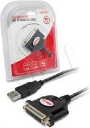 Kabel USB Unitek USB 1.1 - LPT Czarny Y-121 1
