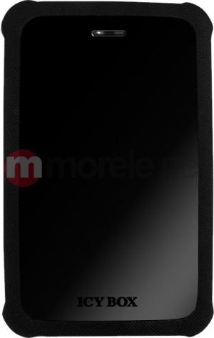 Kieszeń Icy Box obudowa na dysk 2,5'' SATA z 1xUSB 3.0, czarna + futerał (IB-223U3-B) 2