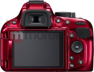 Lustrzanka Nikon D5200 Body (VBA351AE) czerwony 2