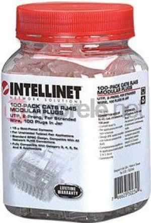 Intellinet Network Solutions WTYK RJ45 8P/8C UTP CAT6 NA LINKĘ 100 SZTUK (502344) 2