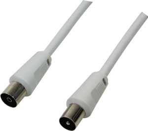 Kabel LogiLink Antenowe 1.5m biały (CA1060) 1