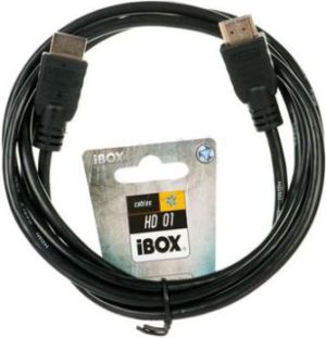 Kabel iBOX HDMI - HDMI 1.8m czarny (IDVBT8608ITVFHD01) 1