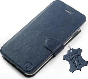 Mobiwear Asus Zenfone Max Pro M1 ZB602KL -Etui na telefon, case, obudowa, pokrowiec wzór Blue Leather uniwersalny 5