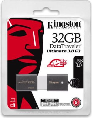 Pendrive Kingston DataTraveler Ultimate G3 32GB USB 3.0 (DTU30G3/32GB) 3