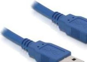 Kabel USB Delock USB-A - USB-A 5 m Niebieski (82537) 1