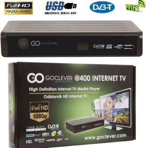 Tuner TV Goclever DVB-T 400 INTERNET TV 8