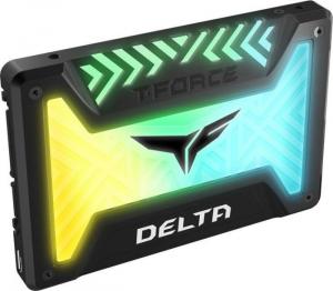 Dysk SSD TeamGroup T-Force Delta RGB 500 GB 2.5" SATA III (T253TR500G3C313) 3