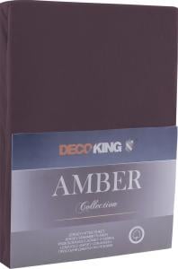 Decoking Prześcieradło Jersey Amber chocolate 120x200 cm 1