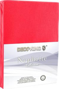 Decoking Prześcieradło Jersey Nephrite Red r. 120x200cm 1