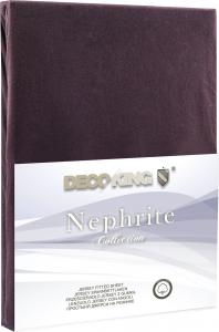Decoking Prześcieradło Jersey Nephrite fioletowe r. 180x200 cm 1