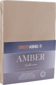 Decoking Prześcieradło Amber brązowe r. 180x200 lub 200x200 cm 1