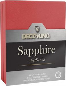 Decoking Prześcieradło Sapphire Collection 140x200 cm czerwone 1