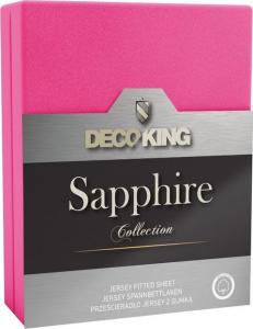 Decoking Prześcieradło Sapphire Collection 120x200 cm różowe 1