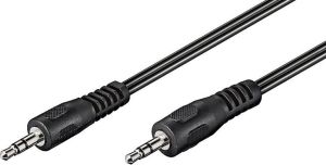 Kabel PremiumCord Jack 3.5mm - Jack 3.5mm 5m czarny (kjackmm5) 1