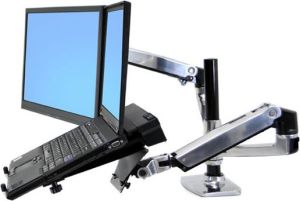 Ergotron Uchwyt biurkowy na 2 monitory do 24" LX Dual (45-248-026) 2