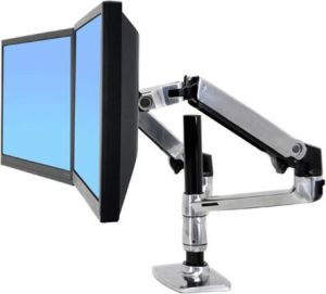 Ergotron Uchwyt biurkowy na 2 monitory do 24" LX Dual (45-248-026) 4