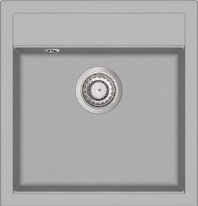 Zlewozmywak Aquasanita Dirbtinio granito virtuvinė plautuvė Aquasanita Tesa SQT100, 220 Argent 1