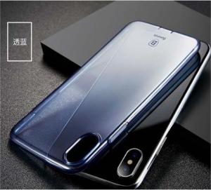 Baseus Etui Simple Series do iPhone X / XS, niebieski 2