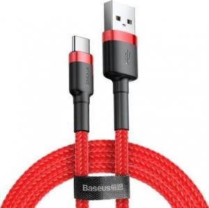Kabel USB Baseus USB-A - USB-C 2 m Czerwony (CATKLF-C09) 1