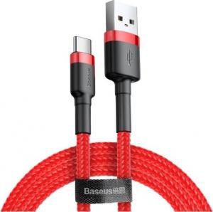 Kabel USB Baseus USB-A - USB-C 0.5 m Czerwony (CATKLF-A09) 1
