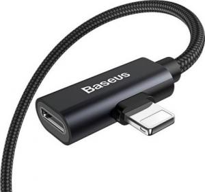 Kabel USB Baseus Lightning i USB Type-C, 2A, 1 metr, czarny 1