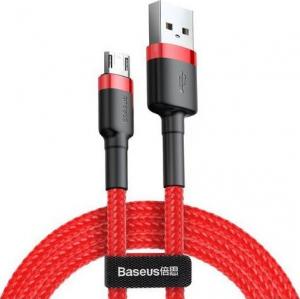 Kabel USB Baseus USB-A - microUSB 2 m Czerwono-czarny (CAMKLF-C09) 1