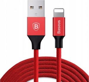 Kabel USB Baseus USB-A - Lightning 1.8 m Czerwony (CALYW-A09) 1