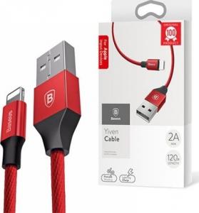 Kabel USB Baseus USB-A - Lightning 1.8 m Czerwony (CALYW-A09) 3