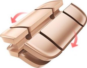 Organizer Baseus Organizer do kabli Cross Peas Baseus - brązowy 3