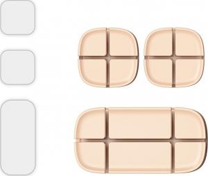 Organizer Baseus Organizer do kabli Cross Peas Baseus - brązowy 4