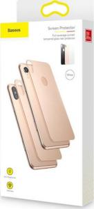 Baseus Szkło hartowane 0.3mm na tył obudowy do iPhone X / XS, czarne 5