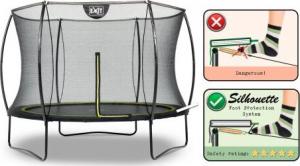 Trampolina ogrodowa Exit ogrodowa Silhouette z siatką zewnętrzną 10 FT 305 cm 2