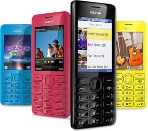 Telefon komórkowy Nokia Asha 206 DualSim czarny 2