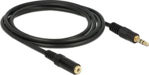 Kabel Delock Jack 3.5mm - Jack 3.5mm 2m czarny (83766) 2
