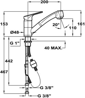 Bateria kuchenna Teka MTP 978 stojąca piaskowy beż (46978020S) 2