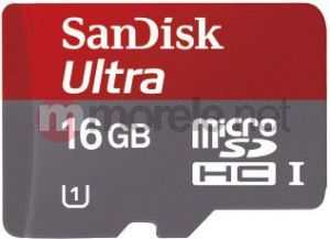 Karta SanDisk Ultra MicroSDHC 16 GB Class 10  (SDSDQUA016GU46A) 1