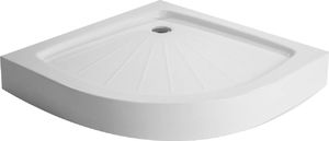 Brodzik Sanplast Liveno Eco New półokrągły narożny 80 x 80cm 1