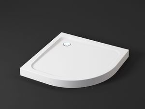 Brodzik Sanplast Liveno Eco New półokrągły narożny 90 cm x 90 cm 1