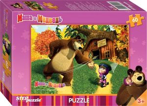 Step Puzzle Puzzle Masza i niedźwiedź (81120) 1