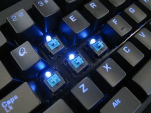 Klawiatura Qpad MK 80 Pro Gaming Mechanical Keyboard Cherry Blue / Blue LED (GKLQPMK80) 4