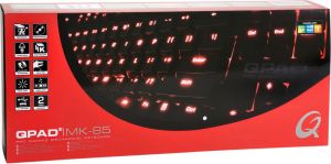 Klawiatura Qpad MK 85 Pro Gaming Mechanical Keyboard Cherry Red / Red LED (GKLQPMK85) 5