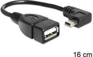 Adapter USB Delock miniUSB - USB Czarny  (83245) 1