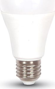 V-TAC 9W LED lemputė V-TAC, E27, A60, Termoplastinė, 2700K (šiltai balta) su sensoriumi 1