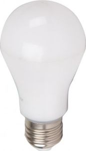 V-TAC 9W LED lemputė V-TAC E27 A60 Termoplastinė, 2700K (šiltai balta) pritemdoma per tris žingsnius 1