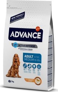 Advance ADVANCE su paukštiena ir ryžiais Medium Adult , 3 kg 1