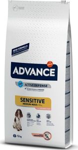 Advance ADVANCE jautriems šunims su lašiša ir ryžiais Sensitive Adult, 12 kg 1