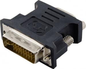 Adapter AV 4World DVI-I [M] (24+5) > VGA [F], czarny (08742) 1