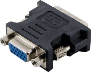 Adapter AV 4World DVI-I [M] (24+5) > VGA [F], czarny (08742) 2