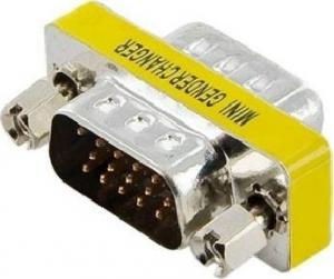 Adapter AV 4World D-Sub (VGA) - D-Sub (VGA) żółty (8745) 1